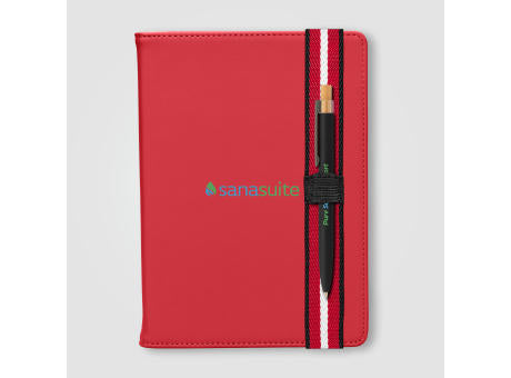 Newport rPET Chevron Refillable Journal Pen Set - A5