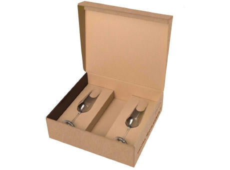 Vanilla Season® PAPUA Weisswein 2er Set Weißweingläser mit Platzhalter-Kartonage