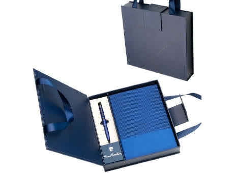 Pierre Cardin® CHANTAL Set aus Kugelschreiber und Notizbuch A5, schwarz