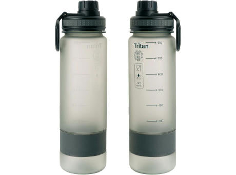 Schwarzwolf outdoor® KIBO Tritan Trinkflasche, 0,8 l, grau