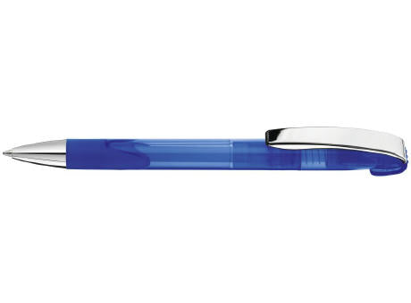 Druckkugelschreiber LOOK grip transparent M SI