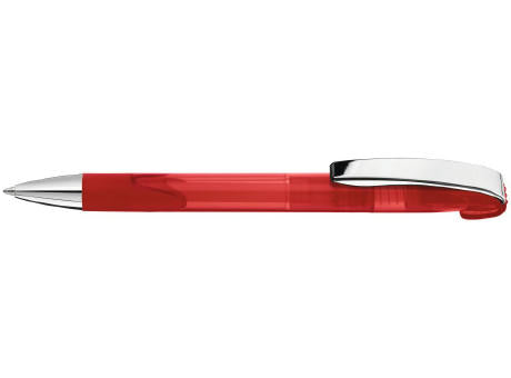 Druckkugelschreiber LOOK grip transparent M SI