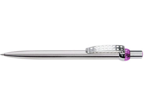 Druckkugelschreiber RONDO chrom L