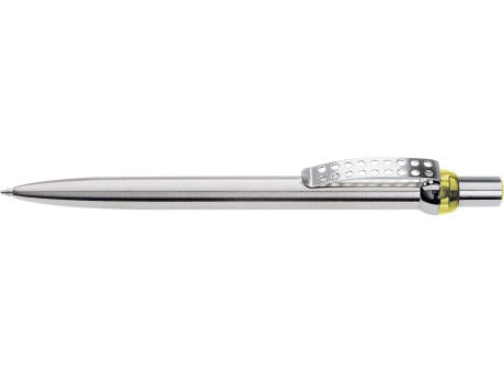 Druckkugelschreiber RONDO chrom L