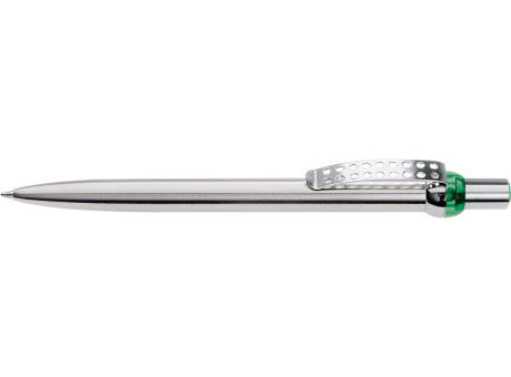 Druckkugelschreiber RONDO chrom L