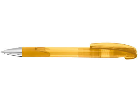 Druckkugelschreiber LOOK grip transparent SI