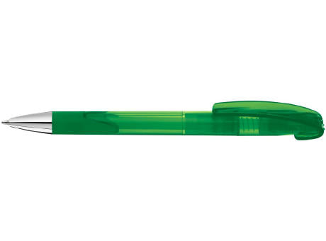 Druckkugelschreiber LOOK grip transparent SI