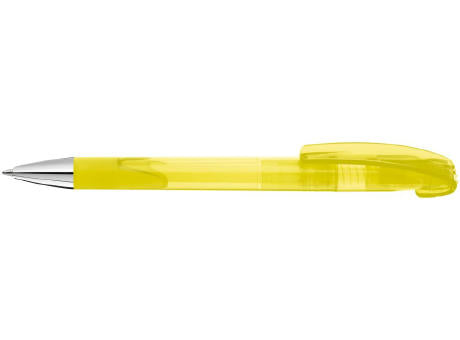 Druckkugelschreiber LOOK grip transparent SI