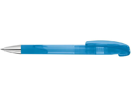 Druckkugelschreiber LOOK grip transparent SI