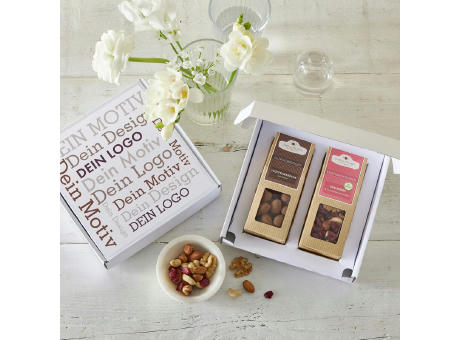 Geschenkkarton mit 2 Premium Snacks