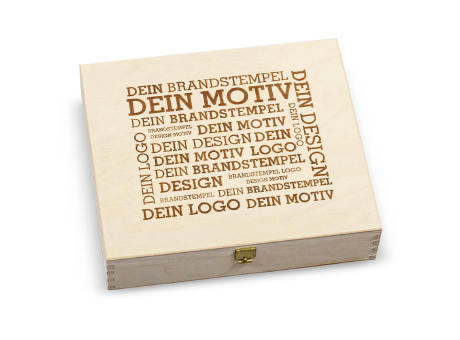 3 Premium Snacks der Birkenholzbox