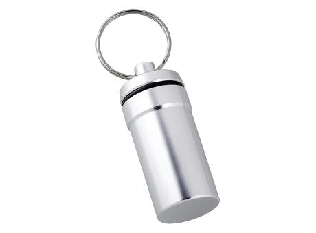 Pillendose mit Schlüsselring