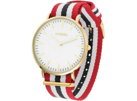 Metalluhr TEXSTYLE FLAT BIG