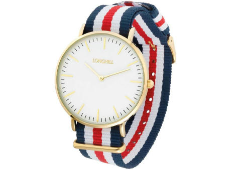 Metalluhr TEXSTYLE FLAT BIG