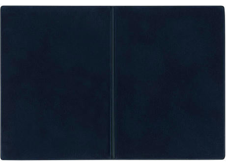 CreativDesign® Ausweistasche "2-fach" Velours blau