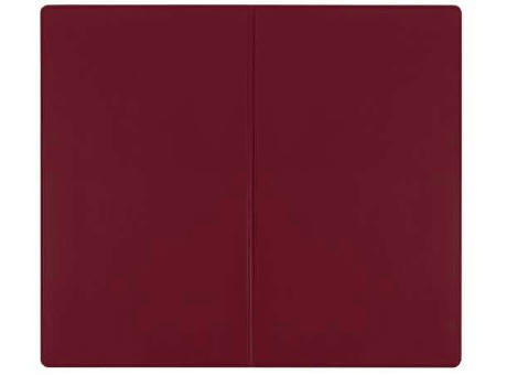 thanxx® Flugtickettasche "Ticket1" Normalfolie bordeaux