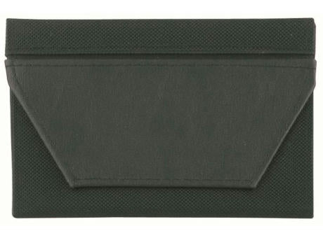 CreativDesign® Ausweistasche "ColourStripe" schwarz/schwarz