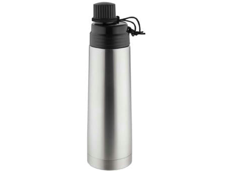 Metmaxx® Thermoflasche "GenerationRefillOne4All"  silber