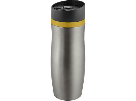 Metmaxx®Thermobecher "CremaExtensaProtect“ titan/Ring gelb