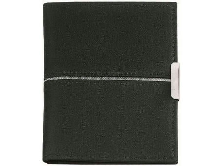 CreativDesign® Ausweistasche "SilverPaper" schwarz