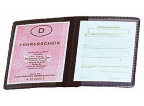 CreativDesign® Ausweistasche "Soft" schwarz