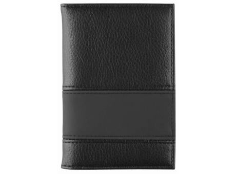 CreativDesign® Ausweistasche "LookPlus" schwarz/schwarz