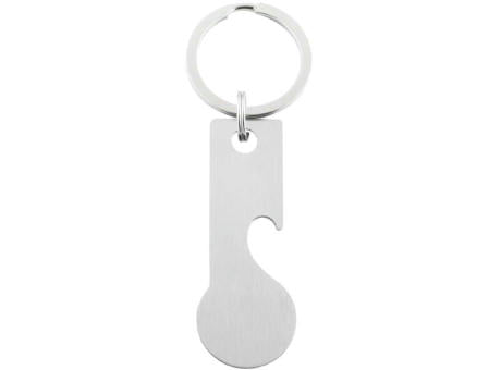 Metmaxx® EK-Schlüsselanhänger "Style&Open" silber