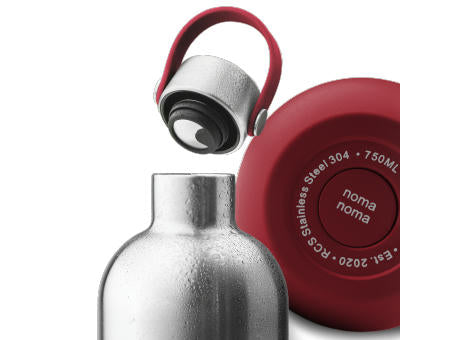 Edelstahl Trinkflasche | Isolierflasche 750 ml | Rot