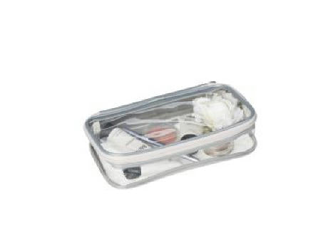 BEAUTY-BAG CLEARLY silber