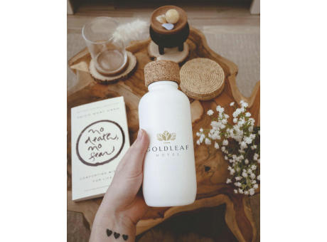 EcoBottle White 650 ml auf Planzenbasis-Hergestellt in der EU