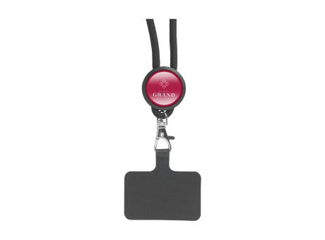 Lace Lanyard GRS RPET 0,5 cm Handy-Schlüsselband