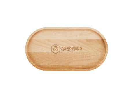 Bowls and Dishes - Buchenholz - Serviertablett Oval 27 cm