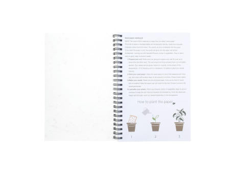 Seed Paper Notebook A5 Notizbuch