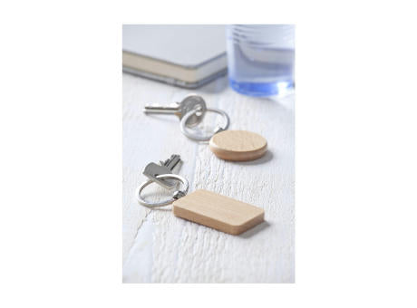WoodKey Rechteck Schlüsselanhänger