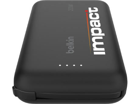 Belkin BoostCharge PowerBank 10K Integriertes Kabel