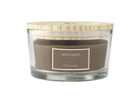 Wooosh Flame Scented Candle Dark Amber Duftkerze