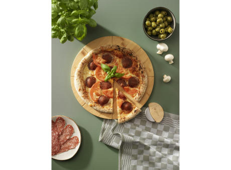 Cortello Bamboo Pizza Cutter Pizzamesser