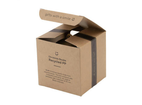 Weihnachtskugel Ø 7cm Recycled PP Box - Made in Europe