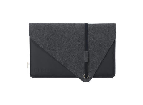 Recycled Felt & Apple Leather Laptop Sleeve 14"