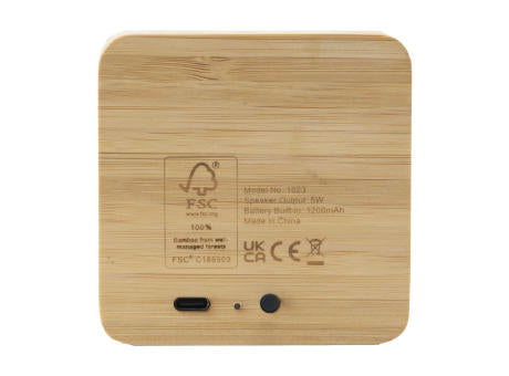 Sonido 5W Bamboo Wireless Speaker