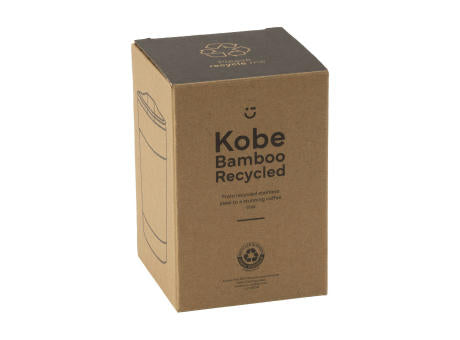 Kobe Bamboo RCS Recycled Steel 350 ml Kaffeebecher