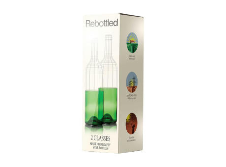 Rebottled® Tumbler 2-pack Trinkgläsern