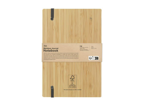 Bamboo Journal Naked Spine Notebook A5 Notizbuch