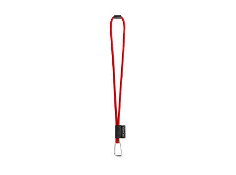 75089. SET Lanyard TUBE Long (Ø 7 mm) mit 55 mm D-förmigem Karabiner und Ø 7 mm Sicherheitsverschluss