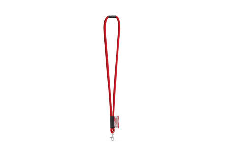 WISBECH. SET Lanyard TUBE Long (Ø 7 mm) mit 9 mm Schnappkarabiner und Ø 7 mm Sicherheitsverschluss