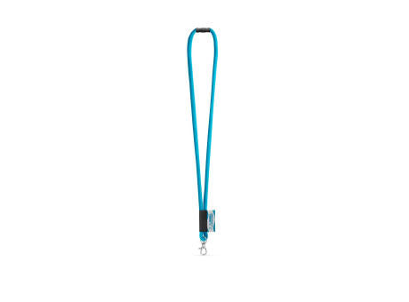 WISBECH. SET Lanyard TUBE Long (Ø 7 mm) mit 9 mm Schnappkarabiner und Ø 7 mm Sicherheitsverschluss