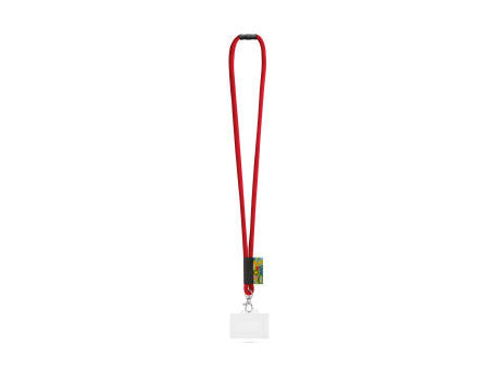 WATFORD. SET Lanyard TUBE Long (Ø 7 mm) mit 9 mm Auslösekarabiner, Ø 7 mm Sicherheitsverschluss und 91 x 68 mm starrem Ausweis-/Kartenhalter