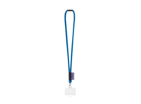 WATFORD. SET Lanyard TUBE Long (Ø 7 mm) mit 9 mm Auslösekarabiner, Ø 7 mm Sicherheitsverschluss und 91 x 68 mm starrem Ausweis-/Kartenhalter