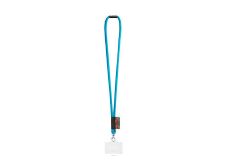 WATFORD. SET Lanyard TUBE Long (Ø 7 mm) mit 9 mm Auslösekarabiner, Ø 7 mm Sicherheitsverschluss und 91 x 68 mm starrem Ausweis-/Kartenhalter