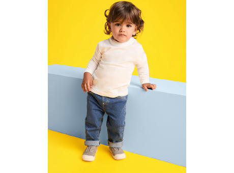 LANGÄRMLIGES T-SHIRT BABY S/6 MONATE WHITE